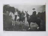 Copie foto 125 x 87 mm cu Regina Maria,Regele Carol II copil și Prințesa Elisabeta vii toare regină a Greciei,produsul din imagini