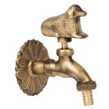 Robinet decorativ 1/2", dublu serviciu din alama si finisaj Caine