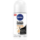 Nivea Invisible Black &amp; White Ultimate Impact deodorant roll-on antiperspirant pentru femei 50 ml