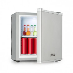 Klarstein Secret Cool, mini frigider, minibar, 13 l, clasa de eficien?a energetica A+, 0dB, argintie foto
