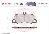 BREMBO P 65 043 PRIME LINE set placute frana,frana disc