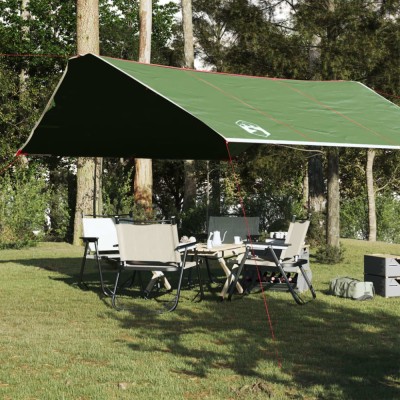 Gossi prelata de camping, verde, 420x440 cm, impermeabila foto