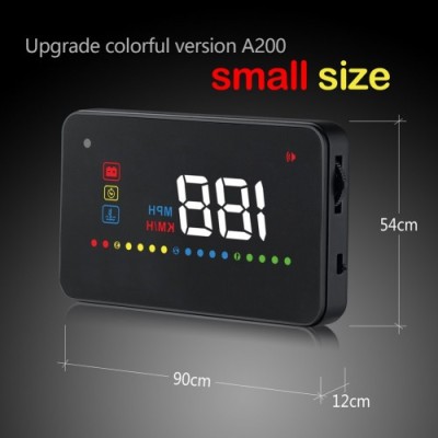 Head Up Display, proiectie afisaj bord pe parbriz, A200 foto