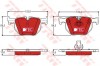 Set placute frana,frana disc BMW Seria 6 Cabriolet (E64) (2004 - 2010) TRW GDB1727DTE