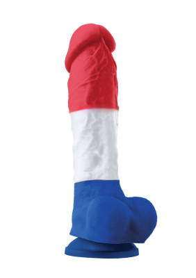 Dildo Realist Silicon Tricolor Edition 23 cm foto