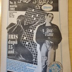 Pop rock & show martie 1992-sinead o'connor,formatia iris,michael jackson,jazz