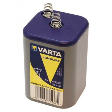 Varta Batterie 430 / 4R25X 6V block battery