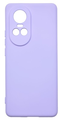 Husa de protectie din silicon pentru OPPO Reno 10, SoftTouch, interior microfibra, Lilac foto