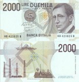 1990, 2.000 lire (P-115a.2) - Italia - stare UNC!