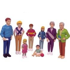 Familie de europeni Miniland 8 figurine