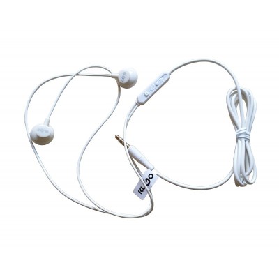 Casti Intraauriculare KLGO KS 11 Cu Fir , Microfon , Butoane Control Volum , Dynamic Sound , Alb foto