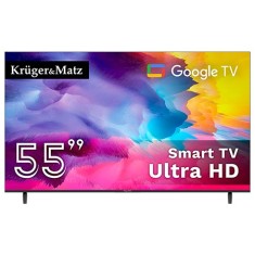 Smart TV Kruger&amp;Matz 55" (141 cm) 4K UHD cu Google TV si Wi‑Fi