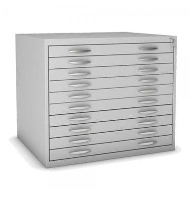 DULAP METALIC PT. DESENE, HARTI A1 CU 10 SERTARE, 1000x730x795 mm (LxlxH), EXTRA foto