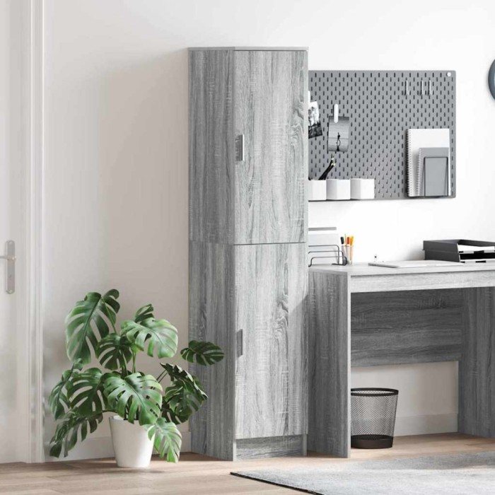 Rafturi sonoma gri 35 x 39 x 168 cm Lemn compozit