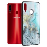 Husa telefon Samsung Galaxy A20s - Techsuit Glaze Series - Blue Ocean