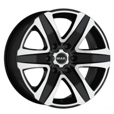 Jante TOYOTA HI-ACE 4WD (N1) 6.5J x 16 Inch 6X139,7 et20 - Mak Stone 6 W Black Mirror - pret / buc foto