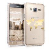 Husa pentru Samsung Galaxy J3 (2016), Silicon, Multicolor, 39408.05, Carcasa, Kwmobile