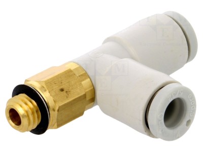 Conector Teu Filetat M5, Alamă foto