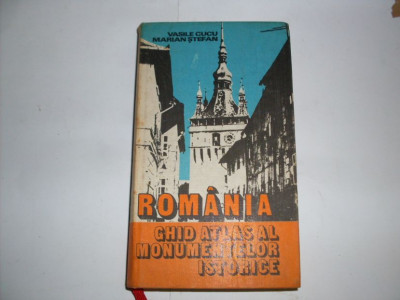 Romania Ghid Atlas Al Monumentelor Istorice - Vasile Cucu, Marian Stefan ,552325 foto