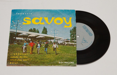 Savoy - Ciobanasul/Melodie din Oas/mindrulita mea/dorul - disc vinil mic 7&amp;quot; foto