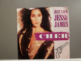 Cher &ndash; Just Like Jesse James (1989/Gefen/RFG) -VINIL/&quot;7 Single/NM+, Geffen rec