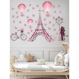 Cumpara ieftin Sticker Perete Autocolant Franța, Paris, Turnul Eiffel, 30x60cm - 783232