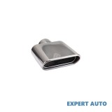 Ornament Toba Inox Premium Cod 1009, Universal, Cromat, Diametru 6.2cm