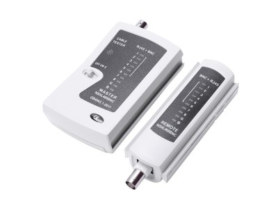 Tester UTP cu 4 perechi de cate 2 fire sau coaxial cu mufe BNC foto