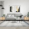 VidaXL Măsuțe de cafea 2 buc. stejar sonoma 50x50x40 cm lemn compozit 829451