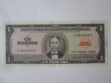 Rara! Republica Dominicană 1 Peso Oro 1975 aUNC