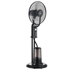 Ventilator cu pulverizare vapori apa, dimensiuni 125 x 40 x 40 cm, putere 75W, din plastic, cu trei trepte viteza, negru