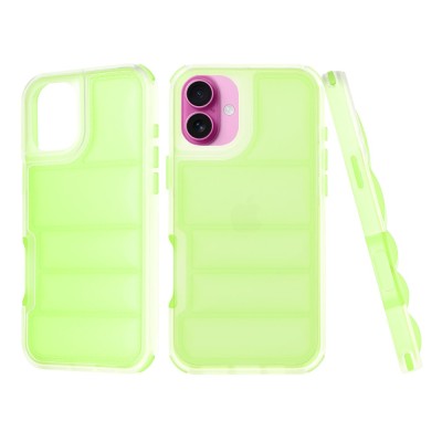 Husa iPhone 16 Plus Techsuit Wave Shield, verde foto