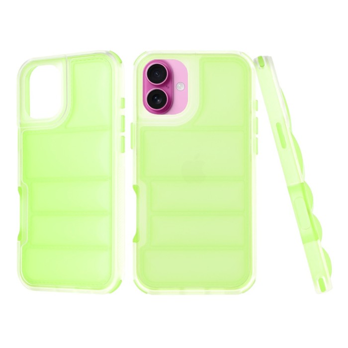 Husa iPhone 16 Plus Techsuit Wave Shield, verde