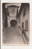 RF202 Carte Postala - Sibiu. Scara spre str, Turnului, circulata 1958