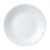 Set 6 Farfurii Intinse din Opal Alb 25cm Grunberg LHP250 DAR DNC47129