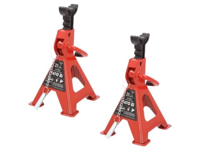 Cric auto tip trepied YATO 2buc 2000kg Hmin 265mm Hmax 415mm