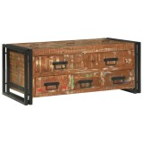vidaXL Masă de cafea Maro 90 x 50 x 38 cm Lemn masiv reciclat