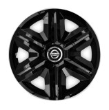 Cumpara ieftin Set 4 capace roti hubcaps fast black R16 pentru gama auto Nissan, Autohelix MSA