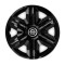 Set 4 capace roti hubcaps fast black R14 pentru gama auto Nissan