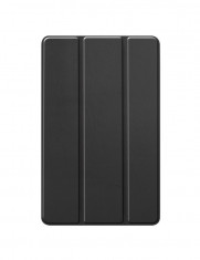 Husa tableta Samsung Tab S6 Lite 10.4, neagra, piele ecologica, model Custer foto