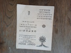 CONST.ROCIU, DEPOZIT CEASORNICARI,BIJOUTERI SI OPTICIENI*Pliant reclama,cca 1930 foto