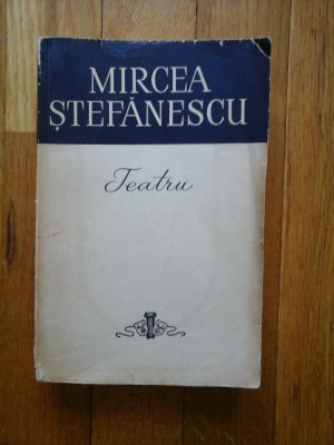 TEATRU - MIRCEA STEFANESCU foto