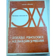 LEGITATILE PSIHOLOGICE ALE INVATATURII SI PREDARII-ZIEMOWIT WLODARSKI 1980