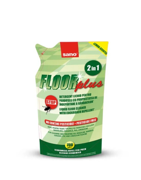 SANO Floor Plus Refill anti-insecte, detergent pardoseala, 750ml