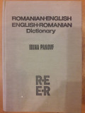 Romanian-english english-romanian dictionary, Irina Panovf