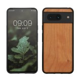 Husa Kwmobile pentru Google Pixel 8, Maro, Lemn, KWM0000208X002C, Silicon, Carcasa