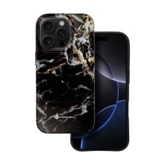 Husa Iphone 16 Pro Forcell F-Protect Mirage marmura negru foto