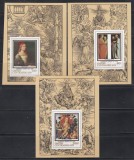 Centrafricana 1978 - 450 de ani de la moartea lui Albrecht D&uuml;rer, 3 Colite DE LUX, NDT, MNH
