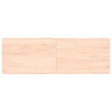 Cumpara ieftin Blat masă 120x40x(2-6) cm lemn stejar netratat contur organic