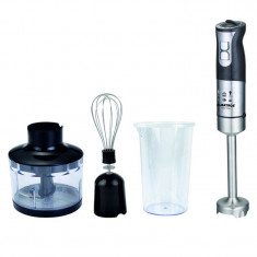 Multiblender Albatros, 1000 W, 2 viteze, maner ergonomic, acesorii incluse, Negru foto